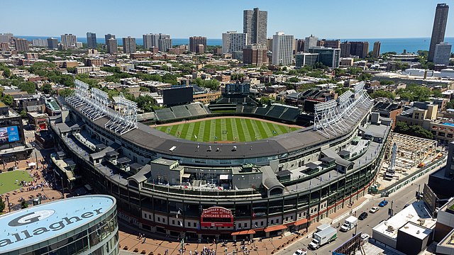 Wrigley Field aerial view